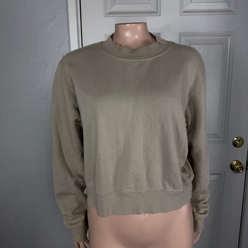 Cotton Citizen Milan Women's Shirt S Cotton Crew neck Boxy Crop Knit A3-3